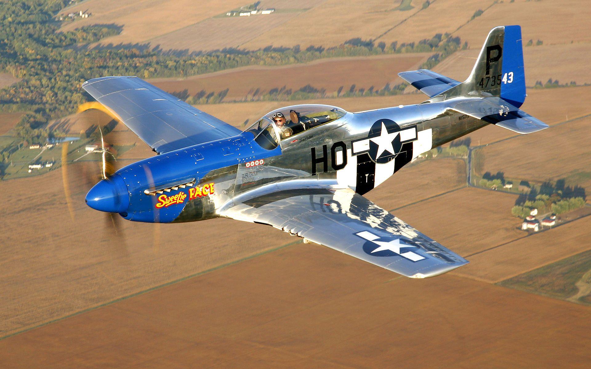 1920x1200 P51 Classic Airplane wallpaperx1200