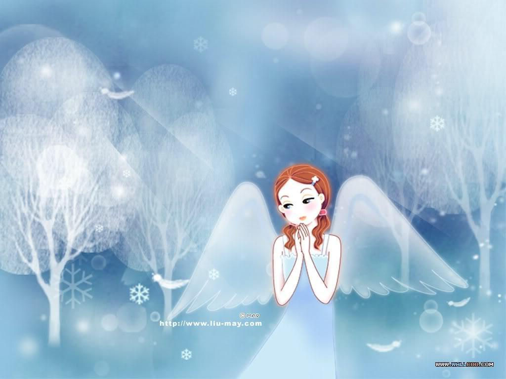 1024x768 Angel Wallpaper