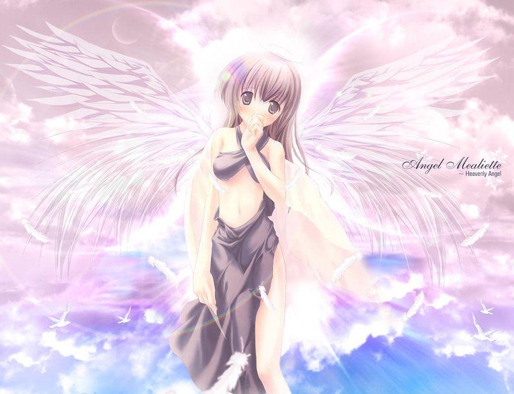 1024x785 21++ Cute Angel Anime Wallpaper