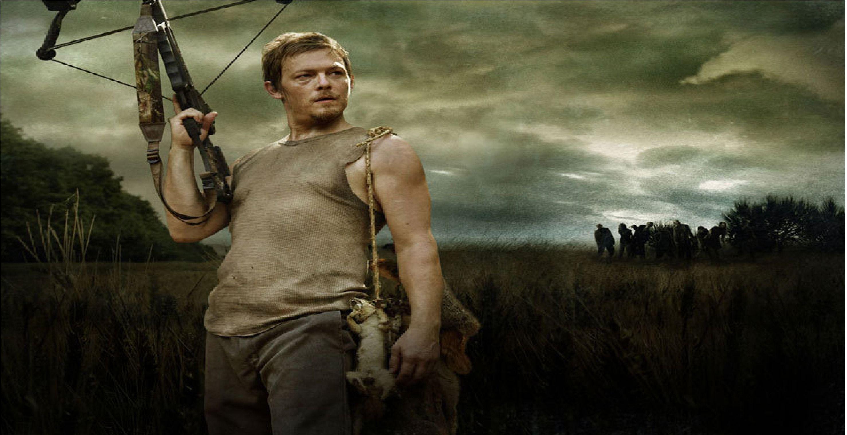 2956x1520 Daryl Walking Dead Wallpaper