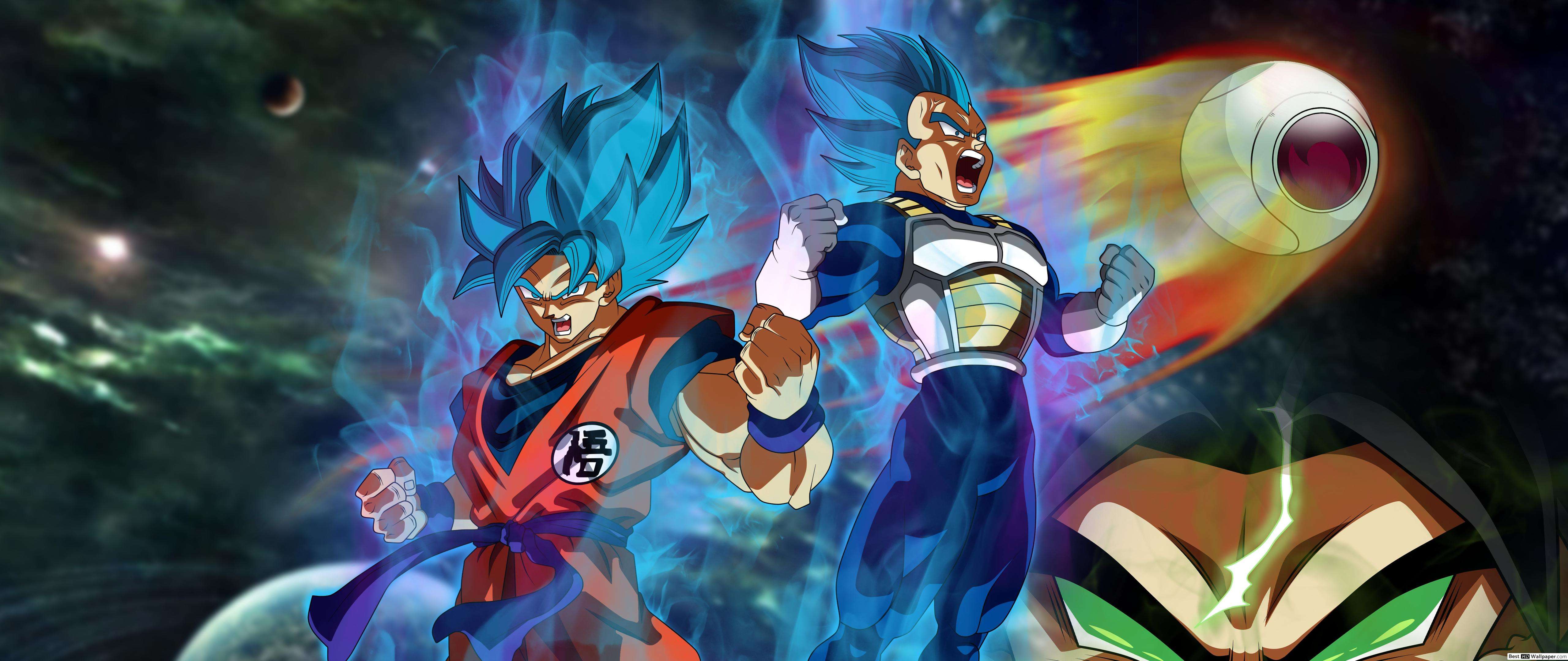 Best of Dragon Ball Super: Broly Movie Wallpapers -5120x2160 Goku And Vegeta Broly Movie Wallpaper