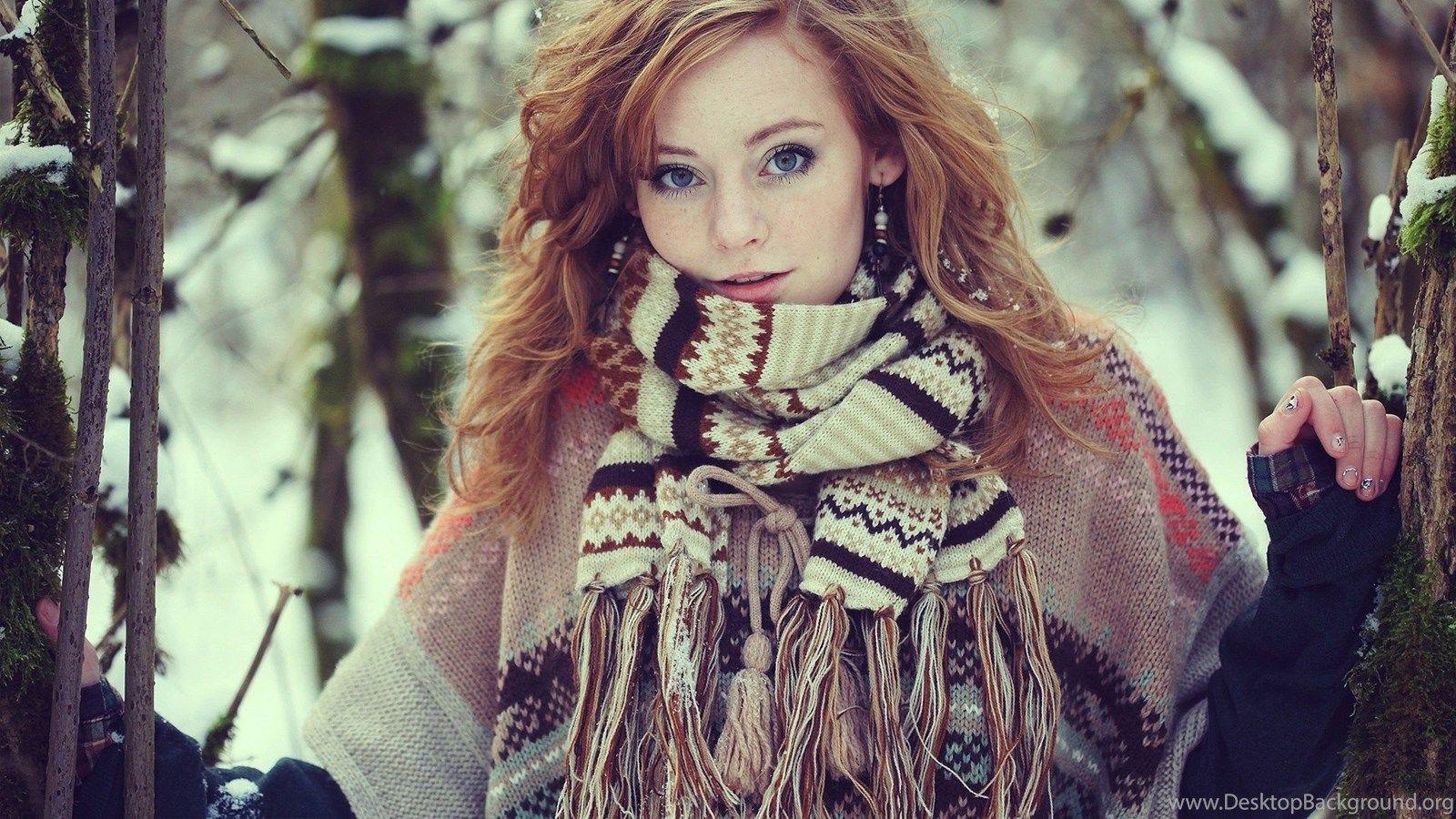1600x900 Girl Winter Fashion Wallpaper Desktop Background