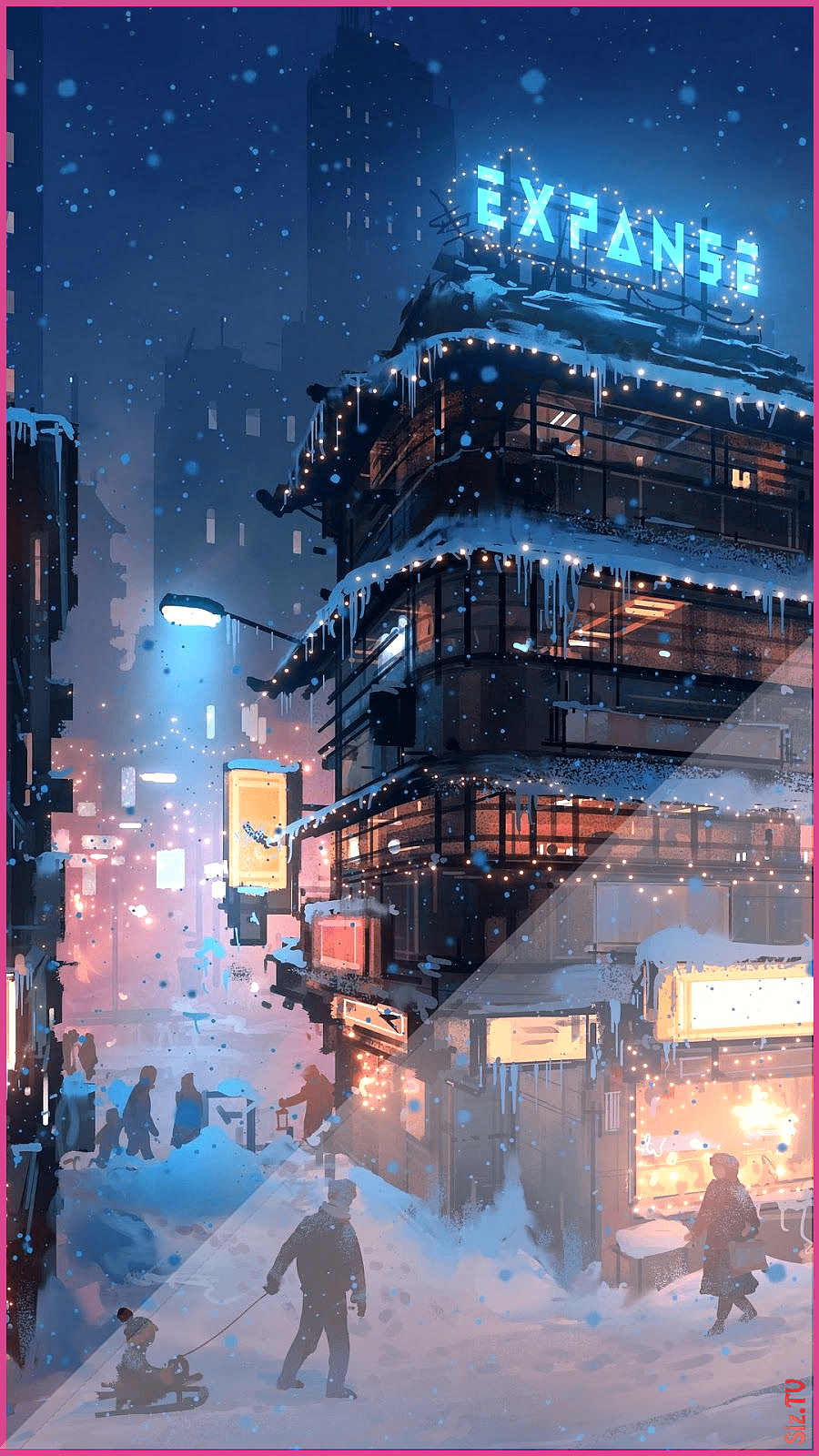 900x1600 Winter Digital Art Wallpaper