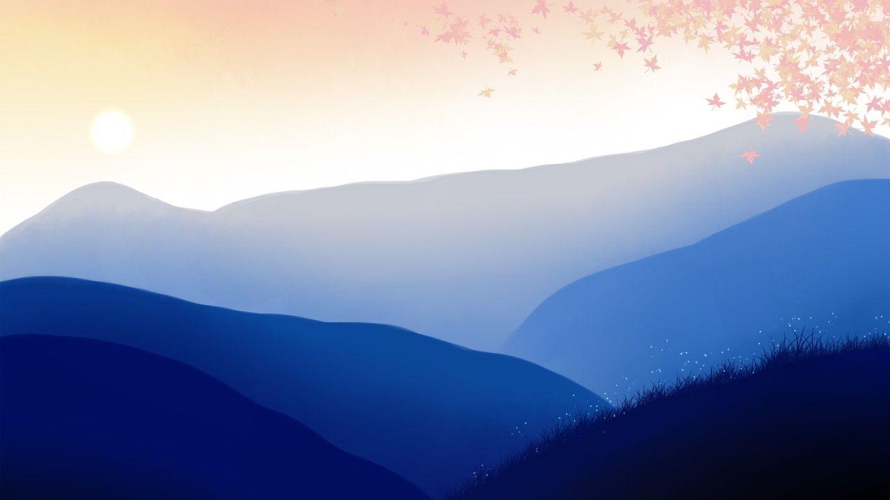 1280x720 Sunny Spring Day Wallpaper 3D Models. Free