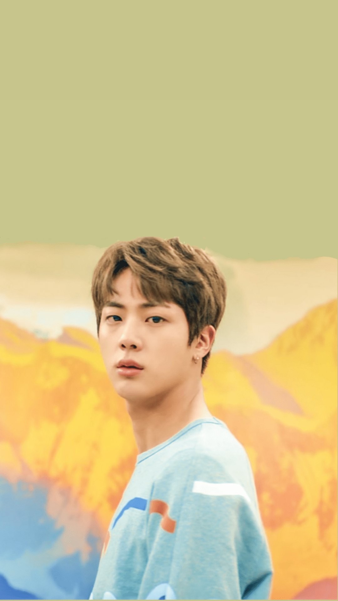 1080x1920 Kim Seokjin Spring Day Wallpaper