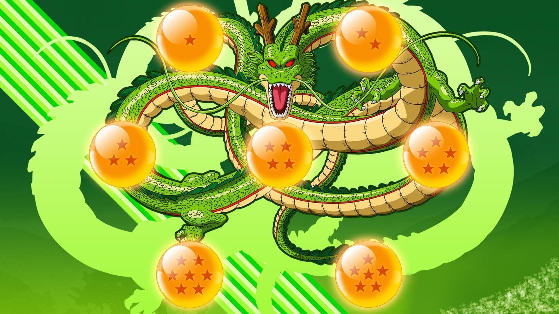 1920x1080 Dragon Ball Z Shenron and seven Dragon Balls Dragon Ball Z P #wallpaper #hdwallpaper #desktop. Dragon ball z, Shenron, Dragon ball