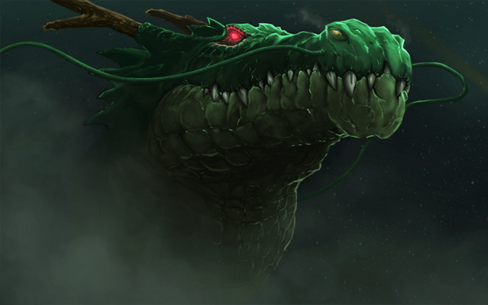 1920x1200 Download wallpaper Shenron, dragon, darkness, Dragon Ball, DBS, Dragon Ball Super for desktop with resolution 1920x1200. High Quality HD picture wallpaper