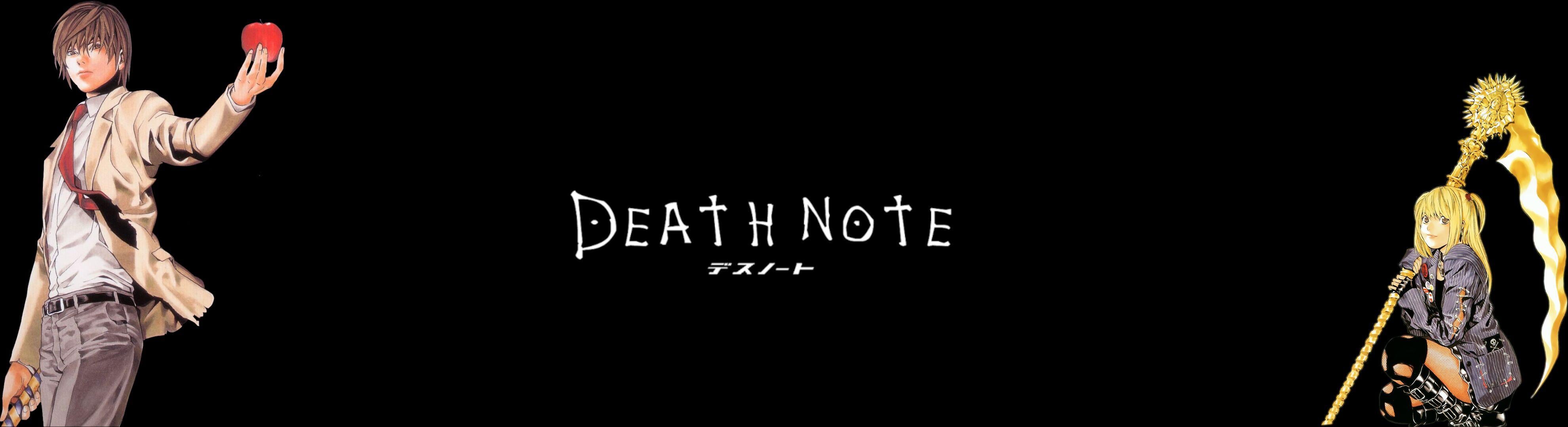 3960x1080 Death Note Wallpaper