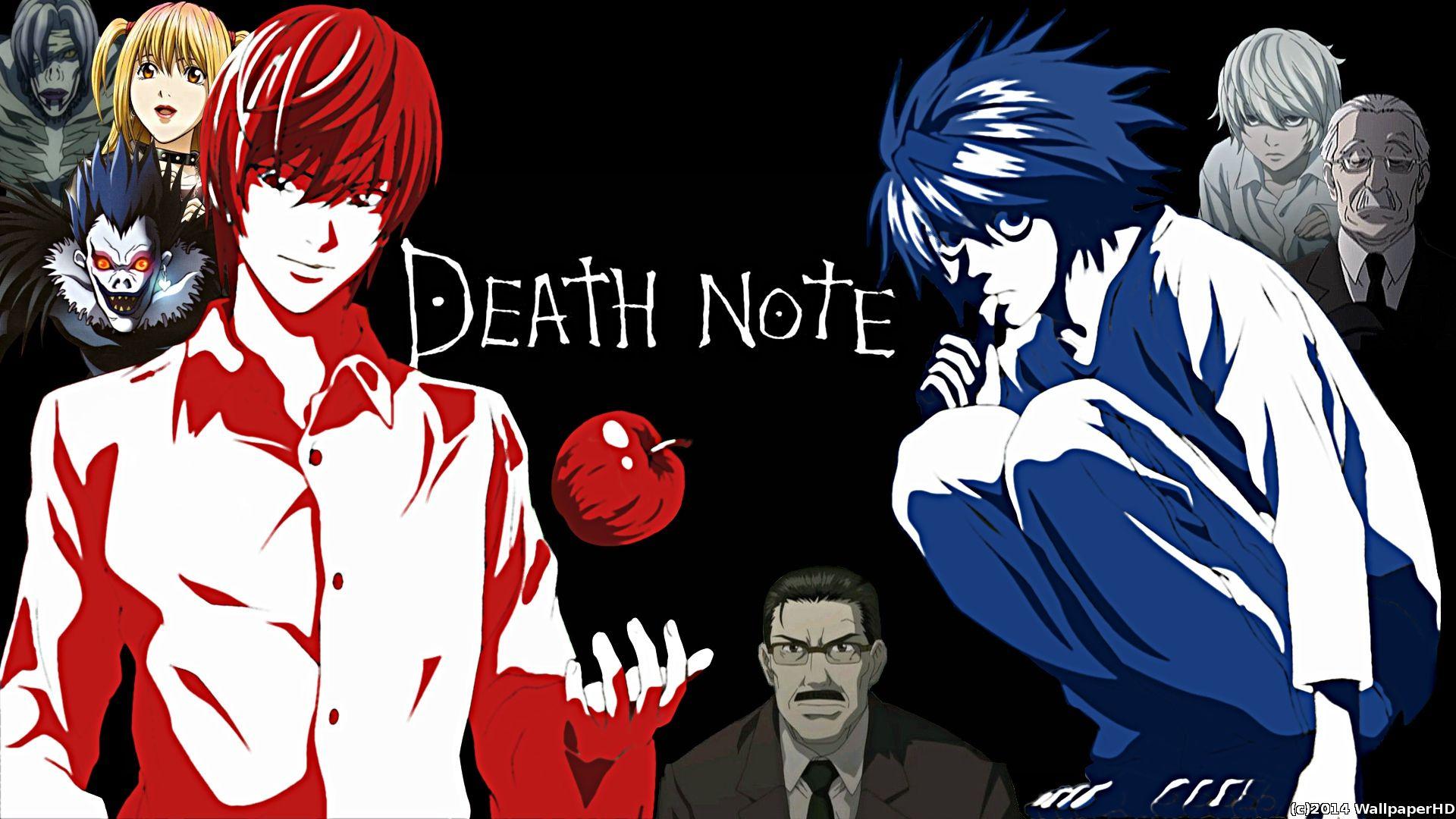 1920x1080 Death Note Dual Wallpaper .
