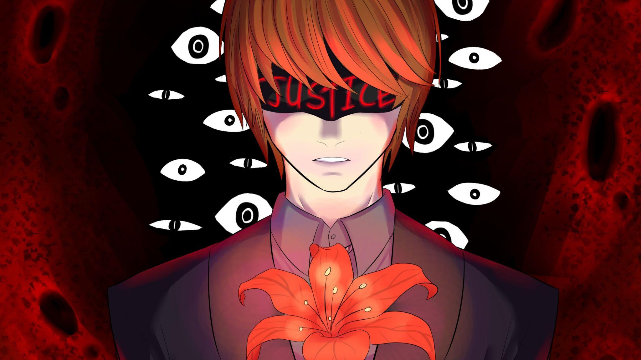 2048x1152 Download Anime, Death Note, Light Yagami, art wallpaper, 2048x Dual Wide, Widescreen