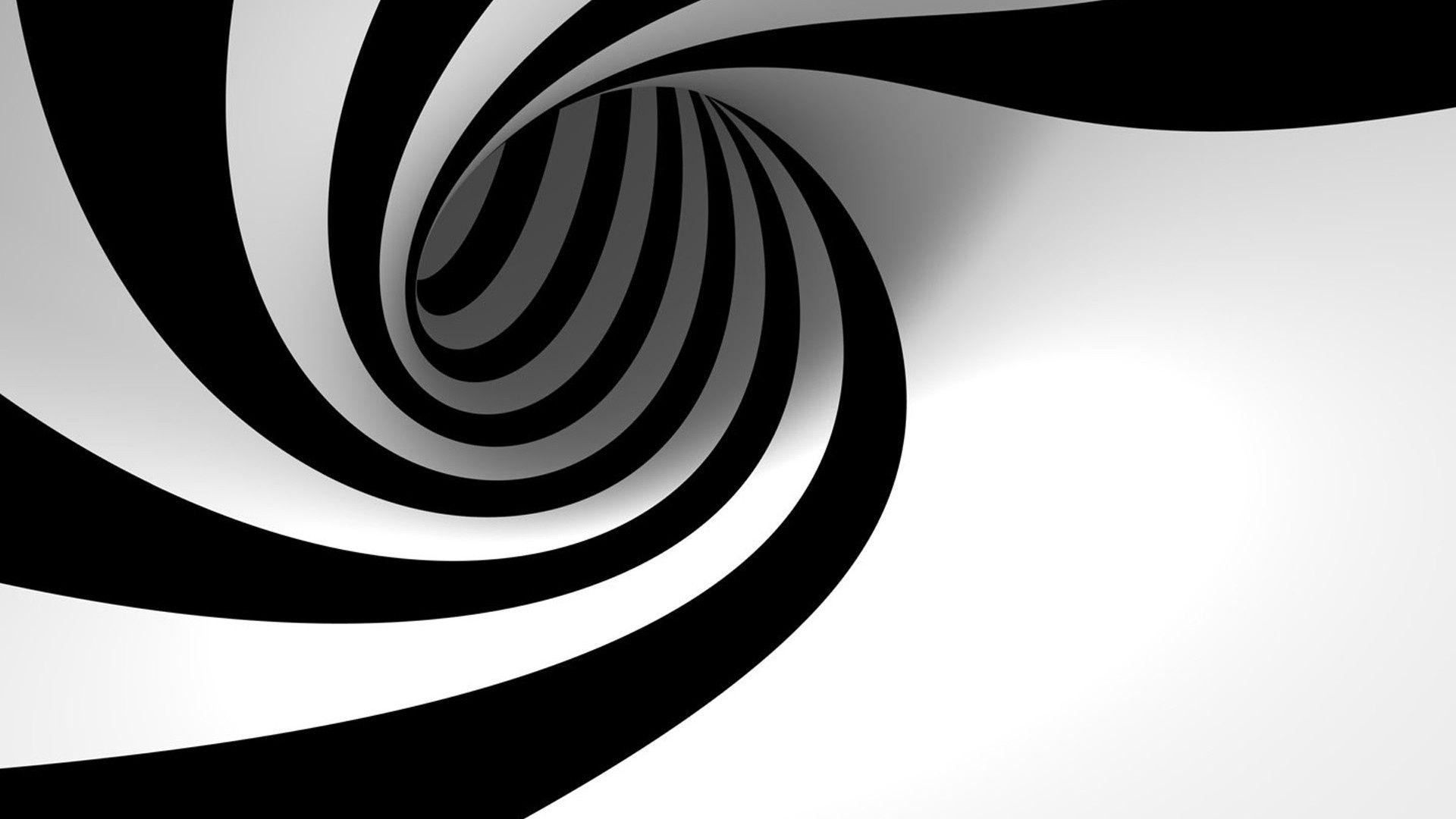 1920x1080 Black And White Art Wallpaper