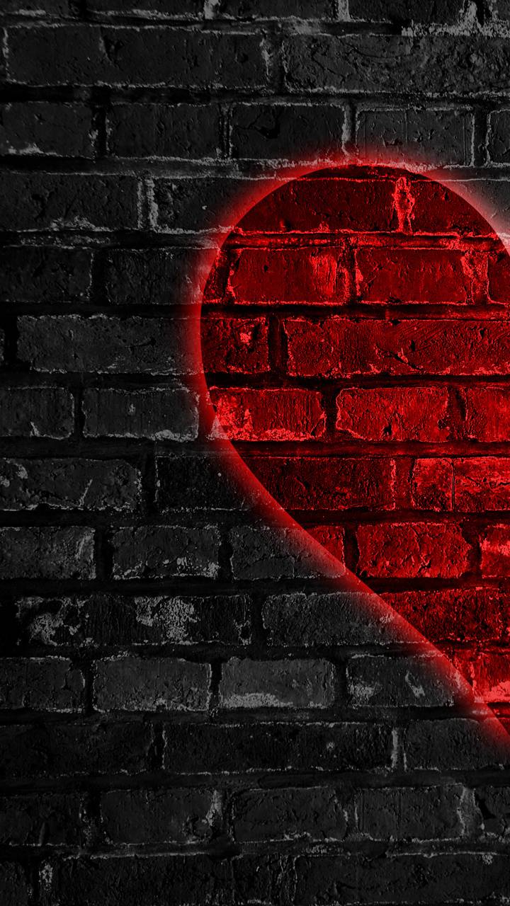 720x1280 half heart couple wallpaper