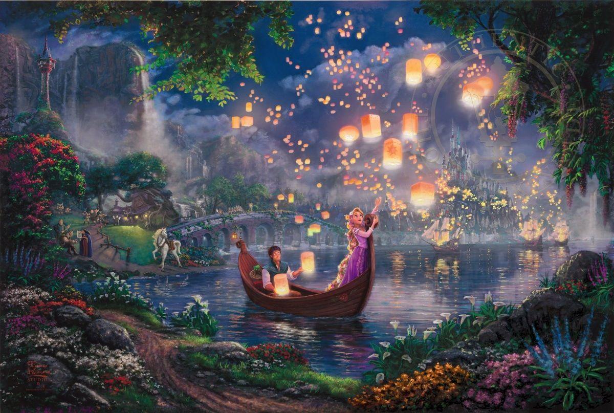 1200x807 Tangled. Thomas Kinkade Studios