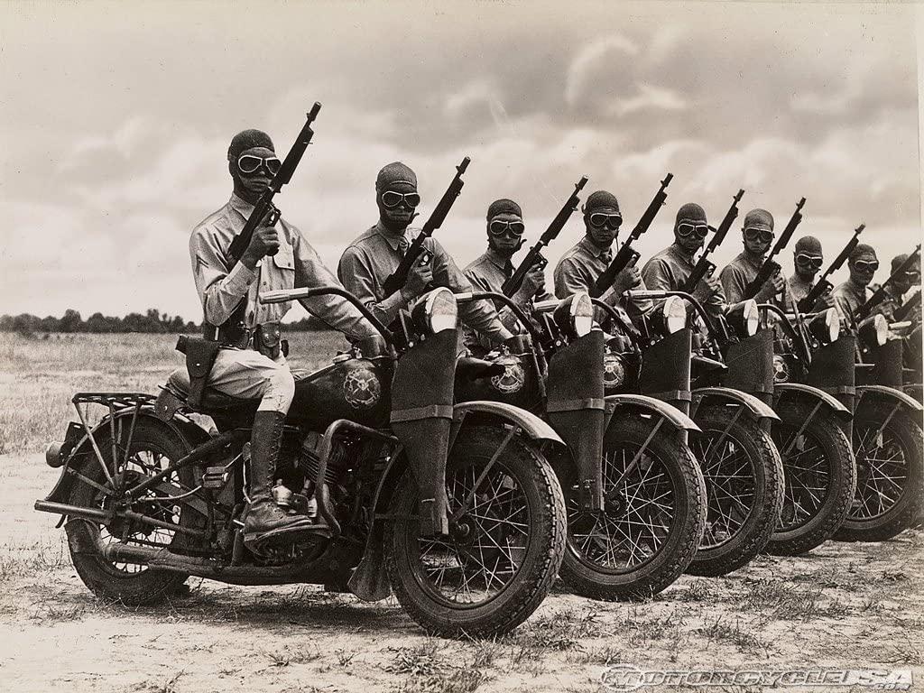 1024x768 Gatsbe Exchange Harley Davidson Ww2 Motorcycle Army Security 8 X 10 Classic Old Photo Vintage Classic Rare Find: Posters & Prints