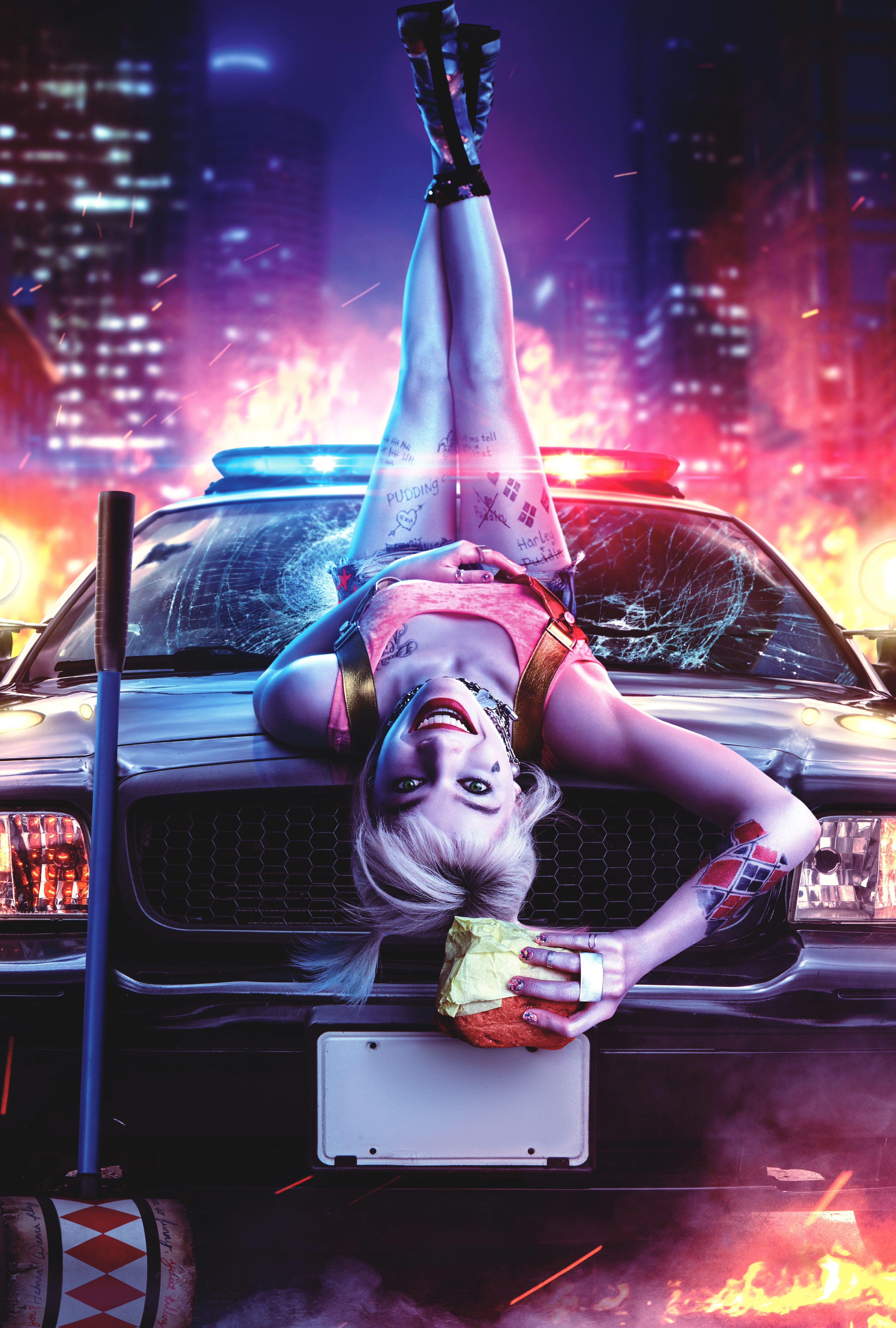 4050x6000 Harley Quinn 4K Wallpaper, Birds of Prey, Margot Robbie, DC Comics, Movies