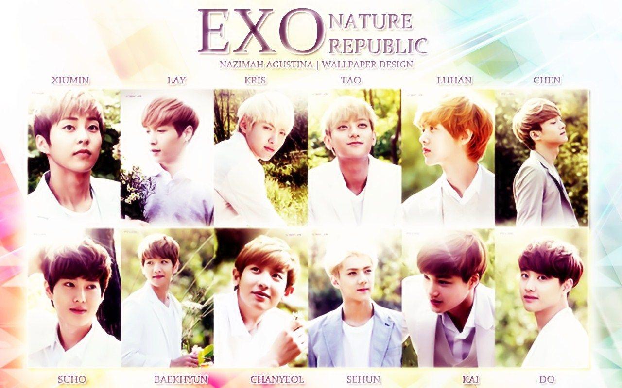 1280x800 exo ot12 nature republic picspam wallpaper xiulay kristao luchen subaek chanhun kaisoo vintage and innocent boys handosme. ♥ AgustiNazimah Experience ♥