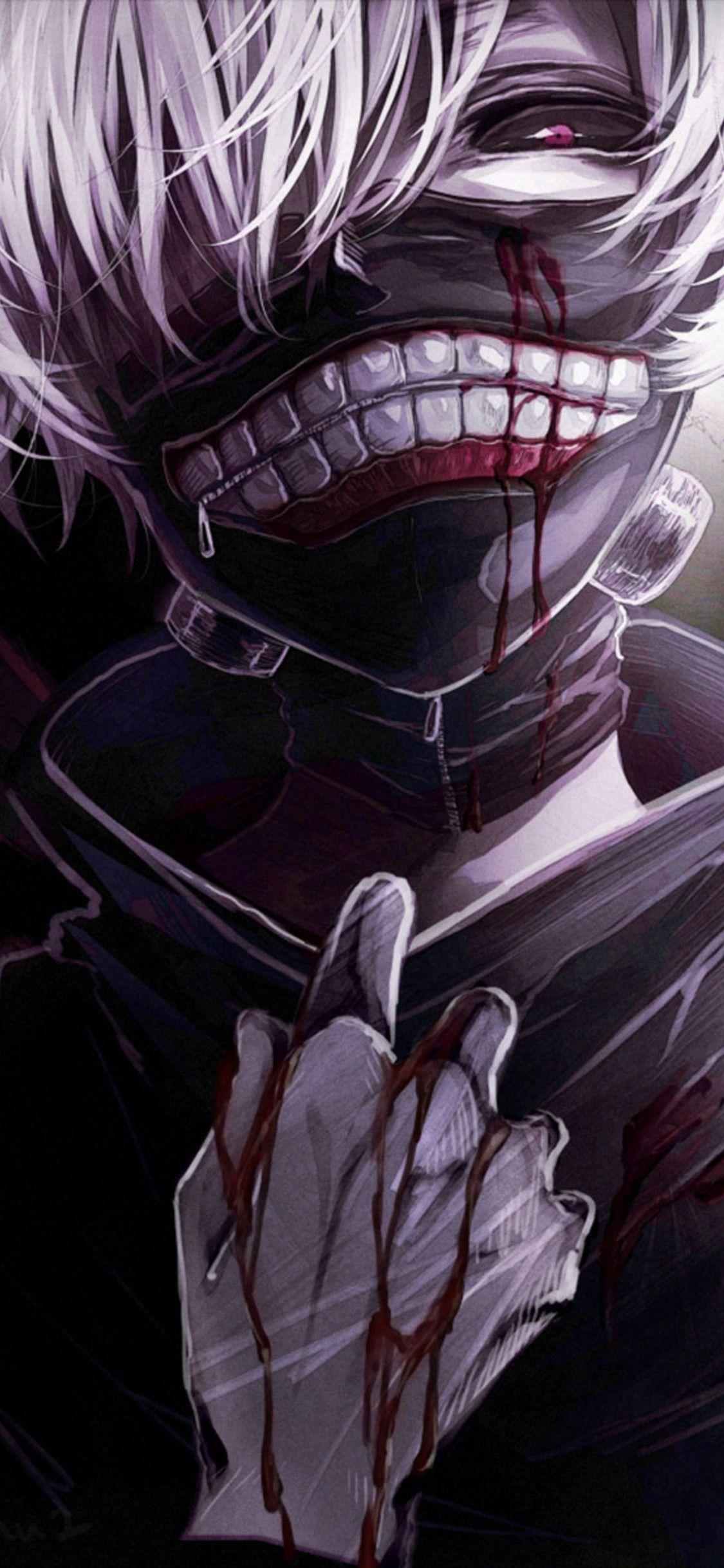 1125x2436 Tokyo Ghoul iPhone Wallpaper