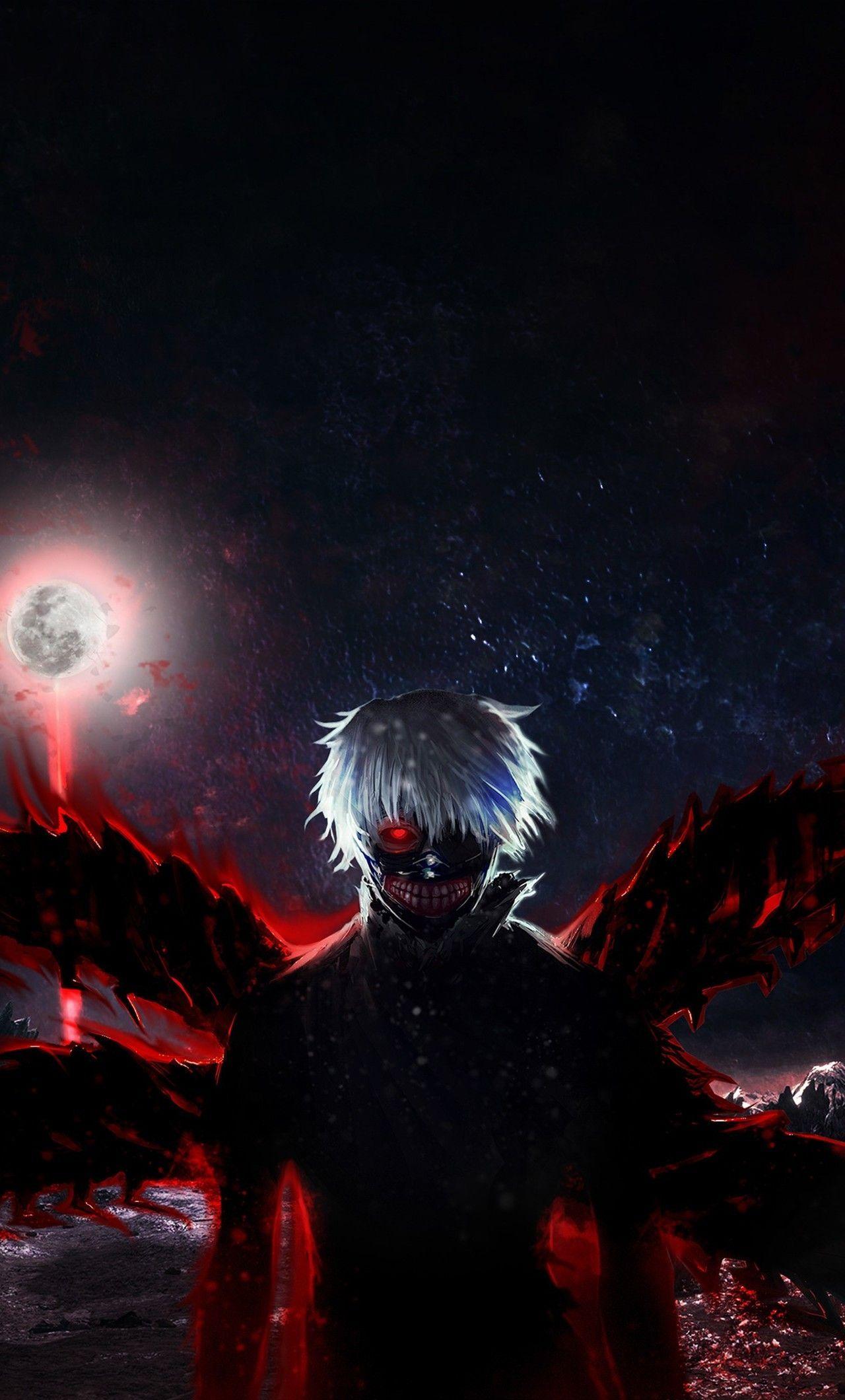 1280x2120 Tokyo Ghoul iPhone Wallpaper