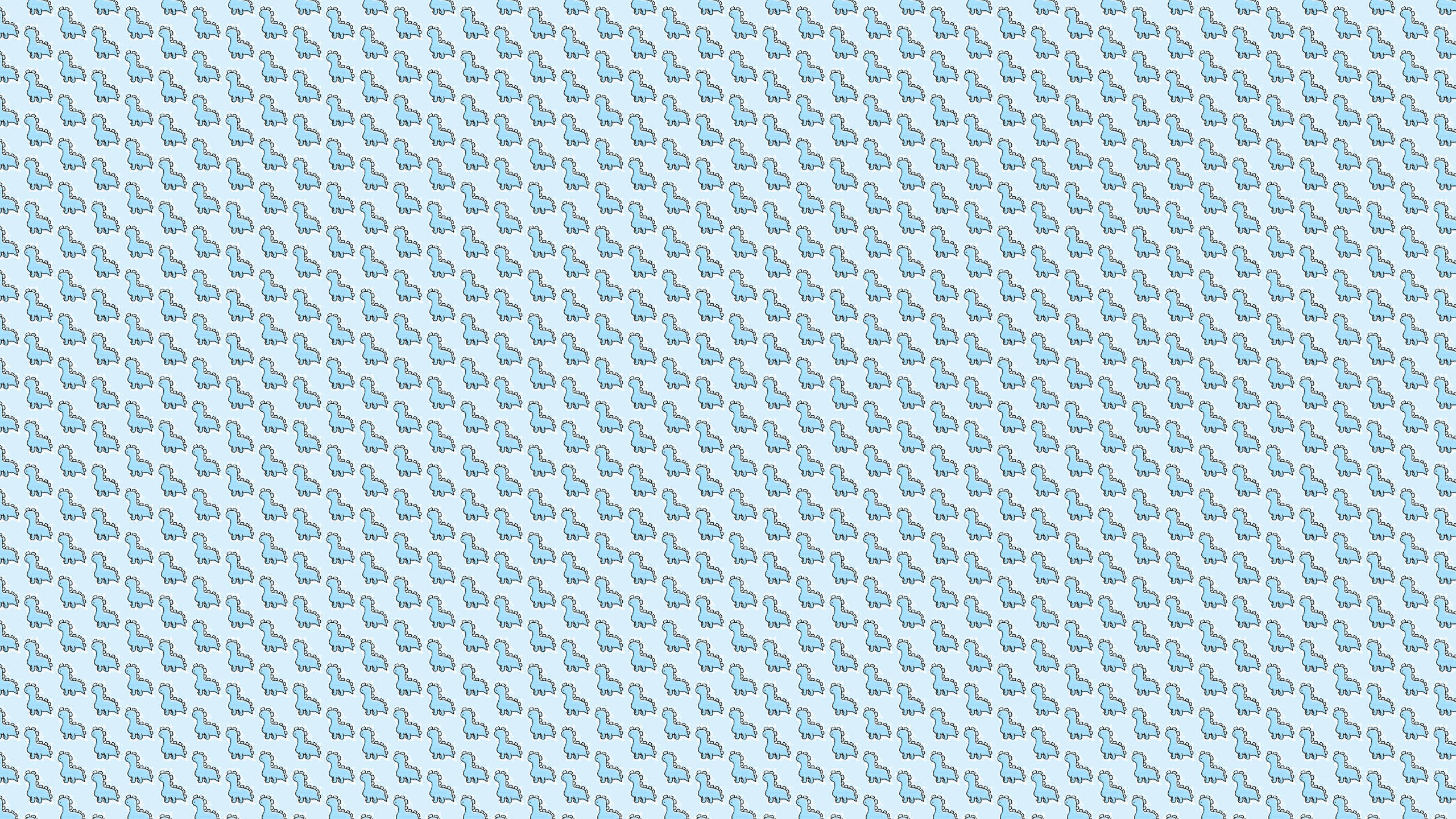 2560x1440 Blue Dinosaur Wallpaper