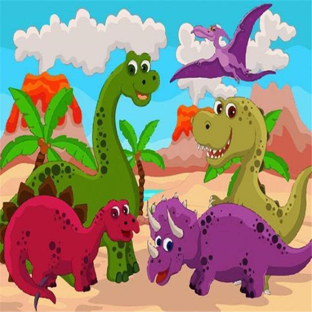 1000x1000 3D Custom Wallpaper Cartoon Pattern Murals for Kids Dinosaur Blue Sky Photo Wall Papers for Living Room Children Home Decor 300cm×210cm: Kitchen & Dining