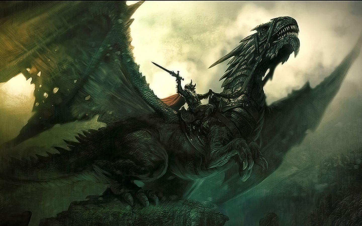 1440x900 Epic Dragon Wallpaper