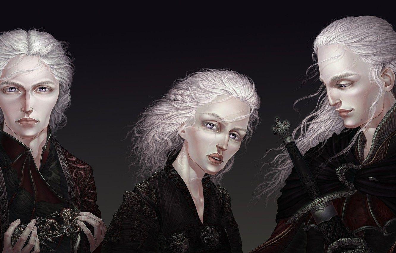 1332x850 Photo Wallpaper, Sword, Ken, Blade, Dragon, Daenerys Viserys Rhaegar