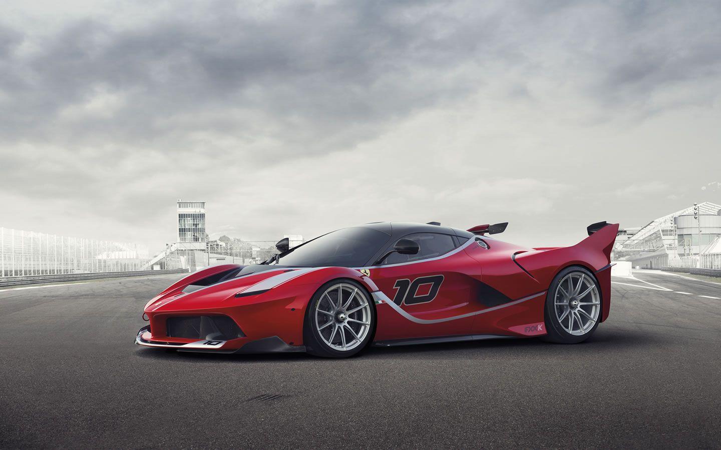 1440x900 Ferrari FXX K Race Car Wallpaper x red color, nr. front view