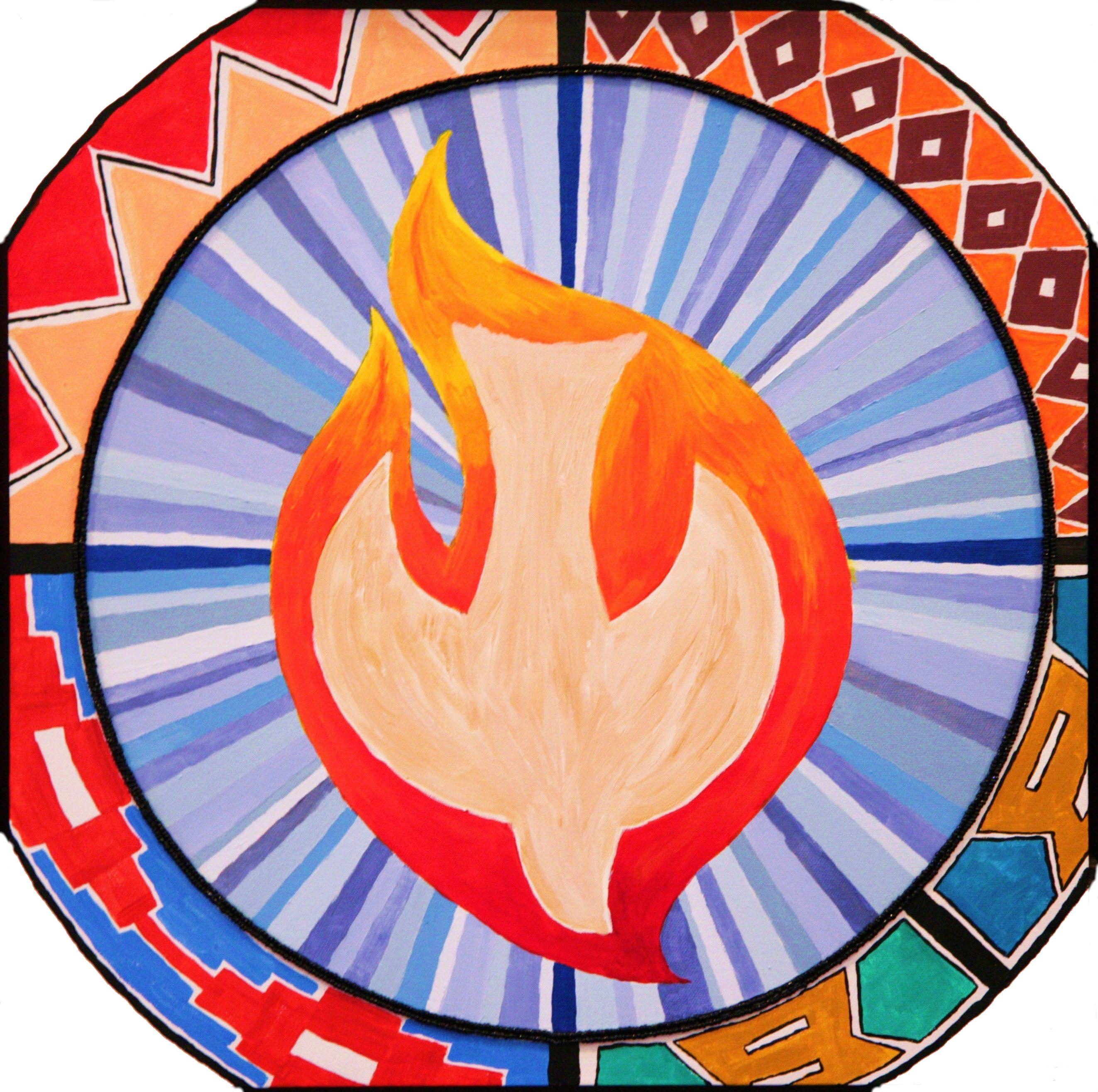 2645x2633 Pentecost Day Image, Wallpaper, Picture Download. Holy spirit art, Mandala canvas, iPhone wallpaper winter