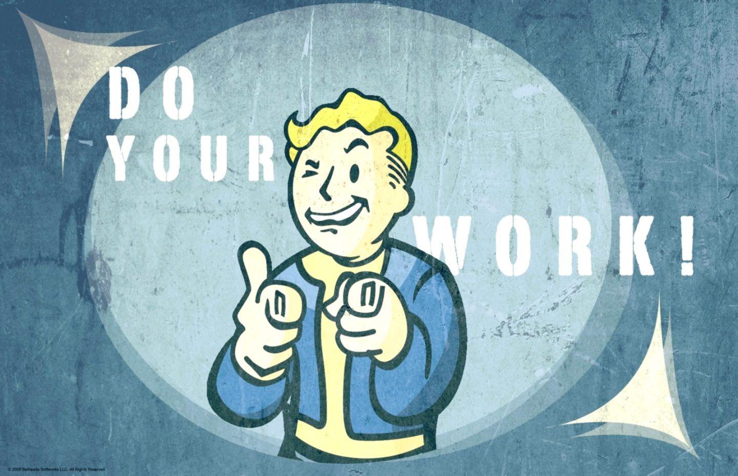 1440x930 Fallout Pip Boy Fallout 3 Vault Boy Video Games Wallpaper Boy HD