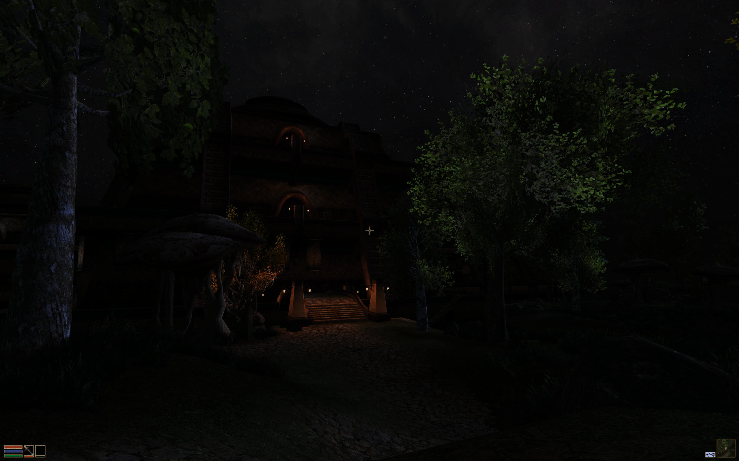 2560x1600 Morrowind at Night HD Wallpaper • GamePhD