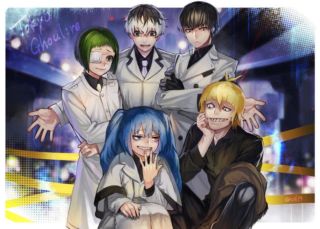 1100x786 Tokyo Ghoul:re, Shirazu Ginshi, Yonebayashi Saiko, Urie Kuki, Mutsuki Tooru, Haise Sasaki Wallpaper HD / Desktop and Mobile Background