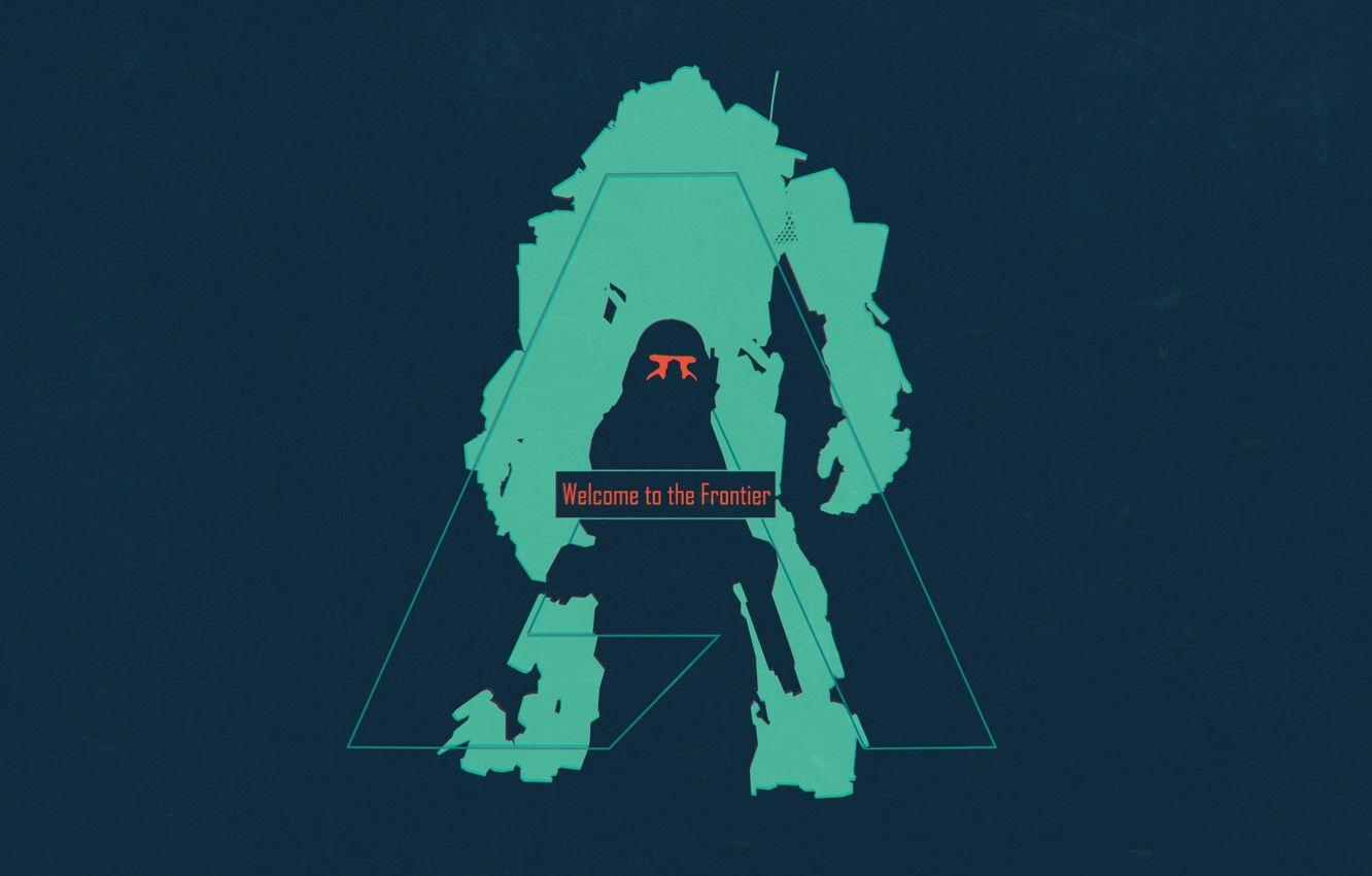 1332x850 Wallpaper weapons, robot, minimalism, knife, soldiers, team, Fur, fighters, spaceships, mercenary, Electronic Arts, Atlas, Titan, Atlas, Respawn Entertainment, TitanFall image for desktop, section игры