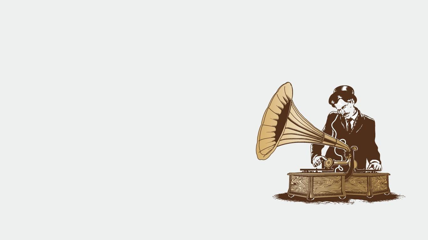 1366x768 Fuck yeah, Electro Swing! - added by azurepen at Minimalist Wallpaper