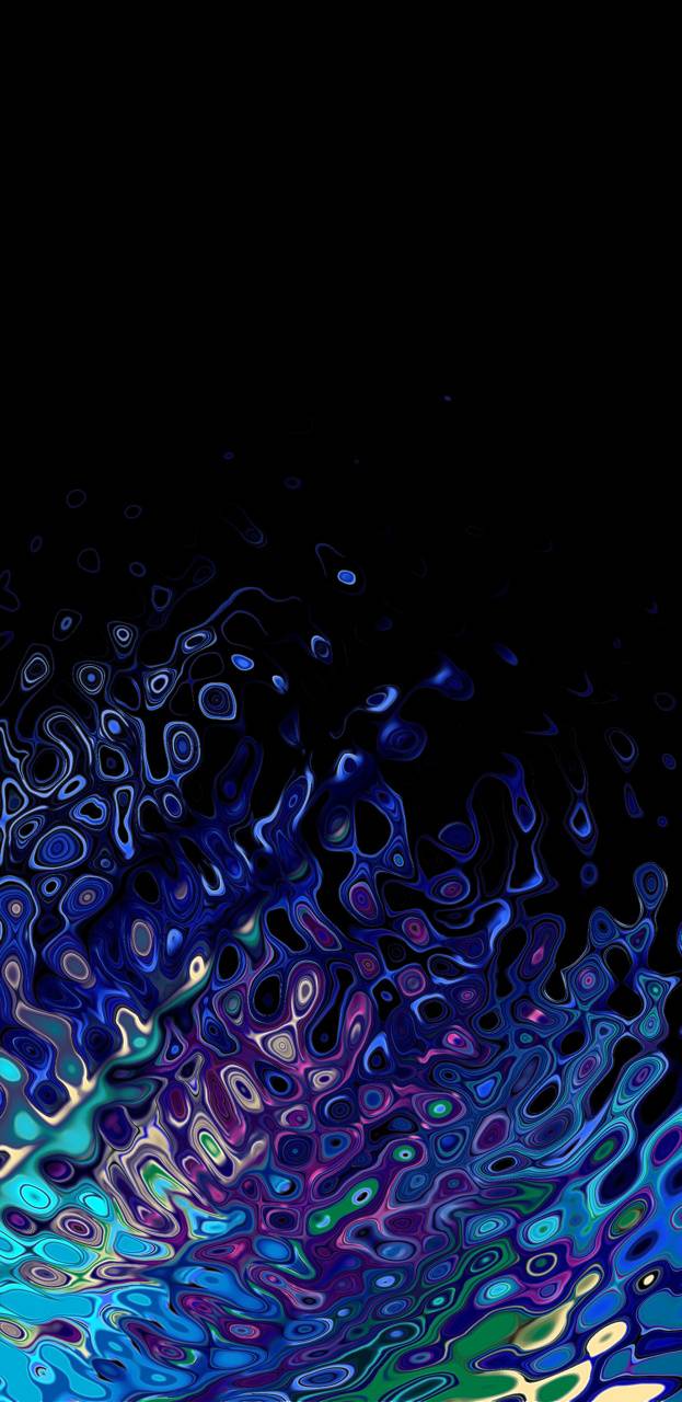 623x1280 AMOLED water oil wallpaper