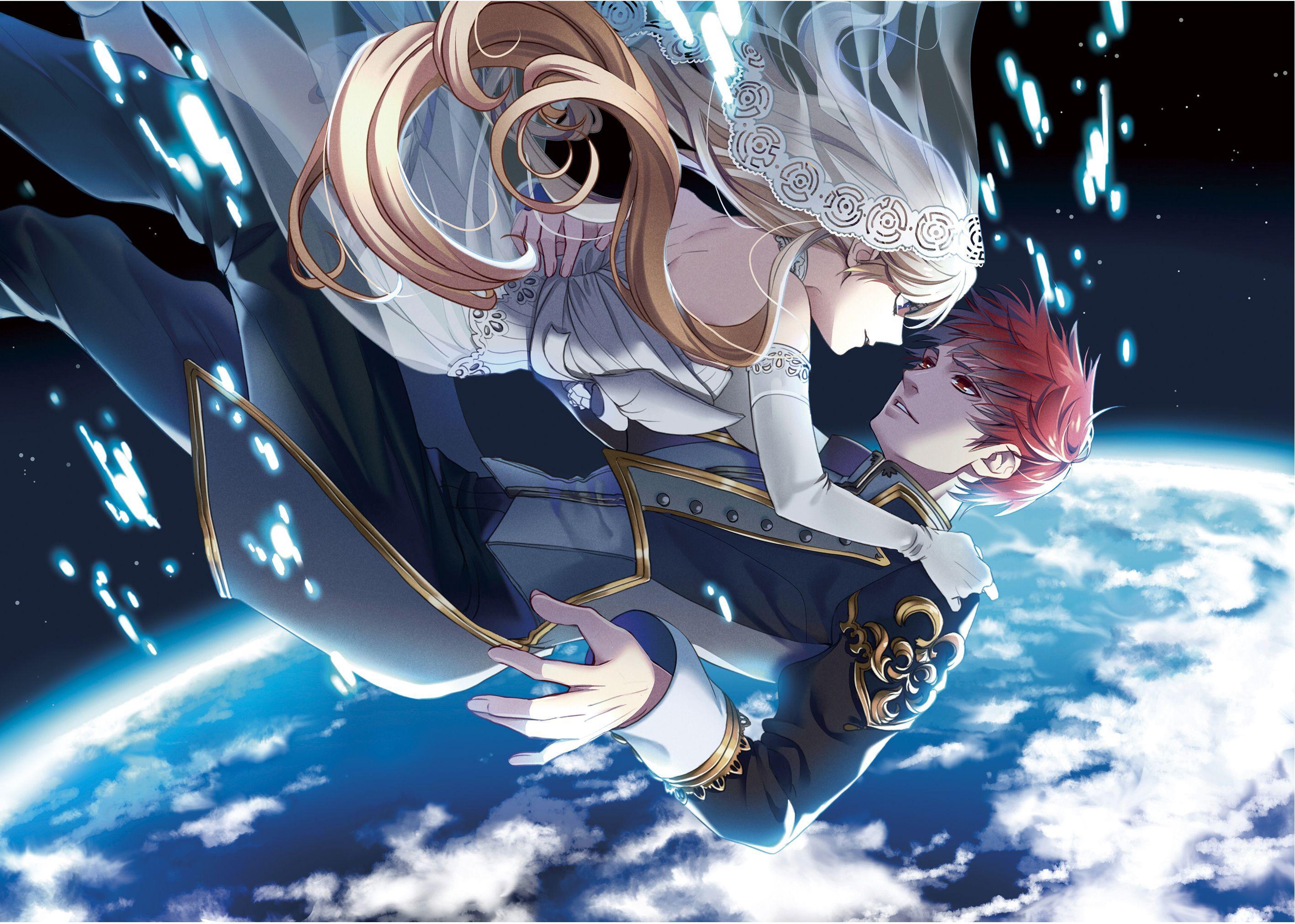 2836x2024 Demon Anime Couple Wallpaper