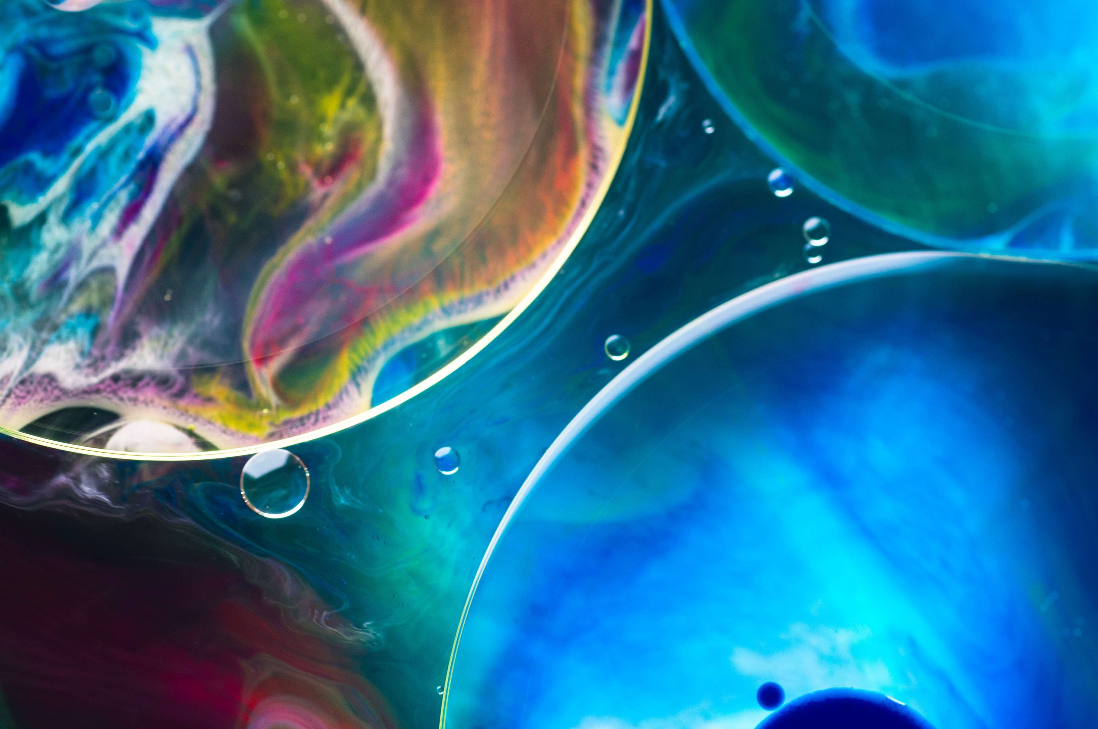 3840x2550 about, abstract, background, district, ink, macro, macro photography, oil, pattern, water 4k wallpaper