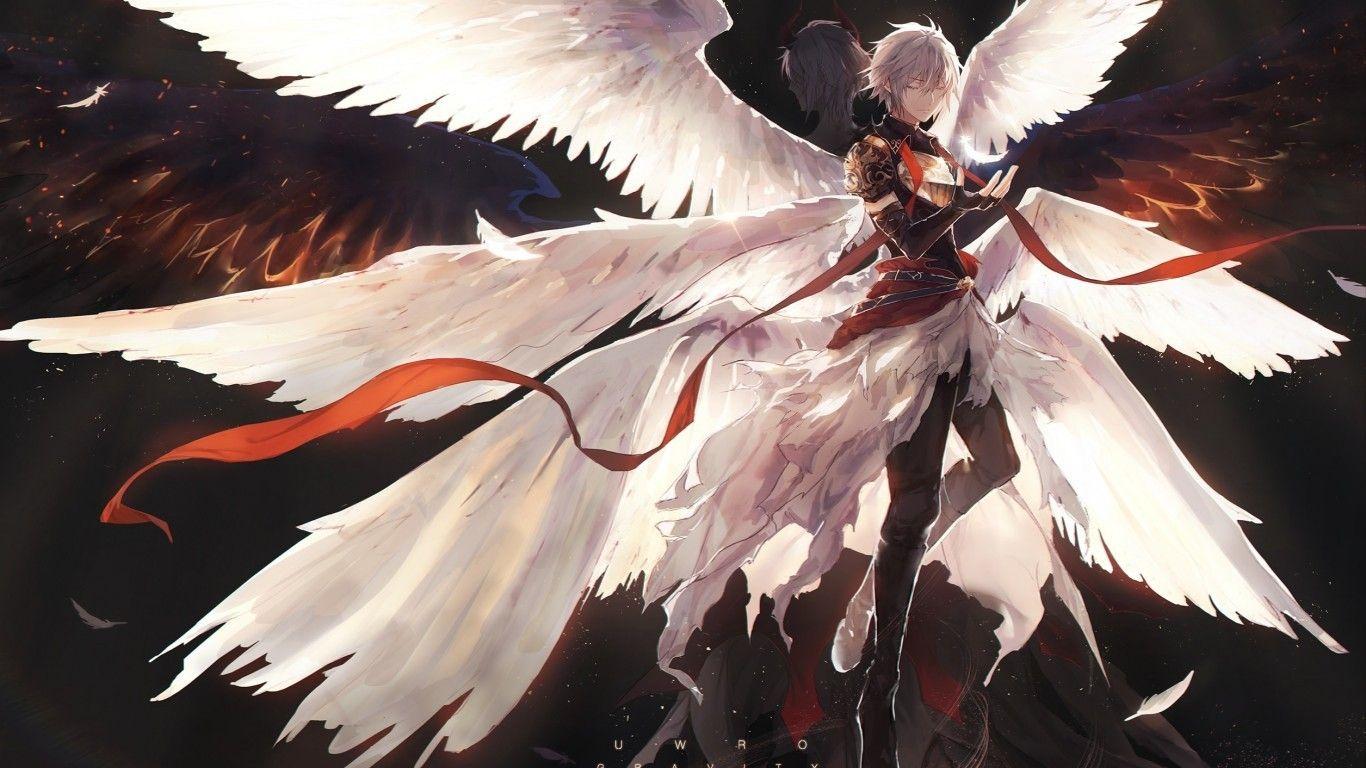 1366x768 ANIME: Anime Demon Boy