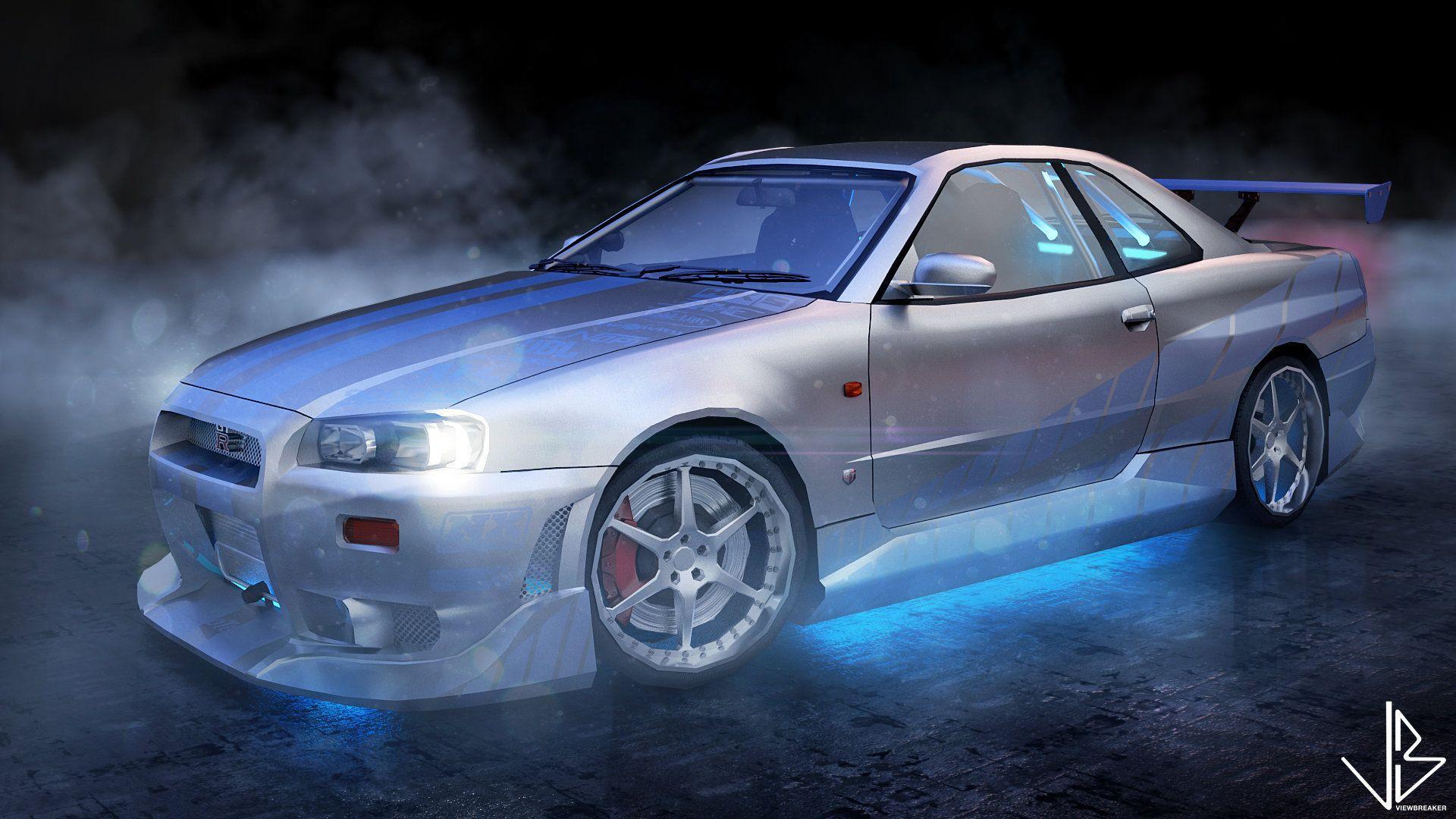 1920x1080 Nissan Skyline Gtr R34 Paul Walker Wallpaper Collections