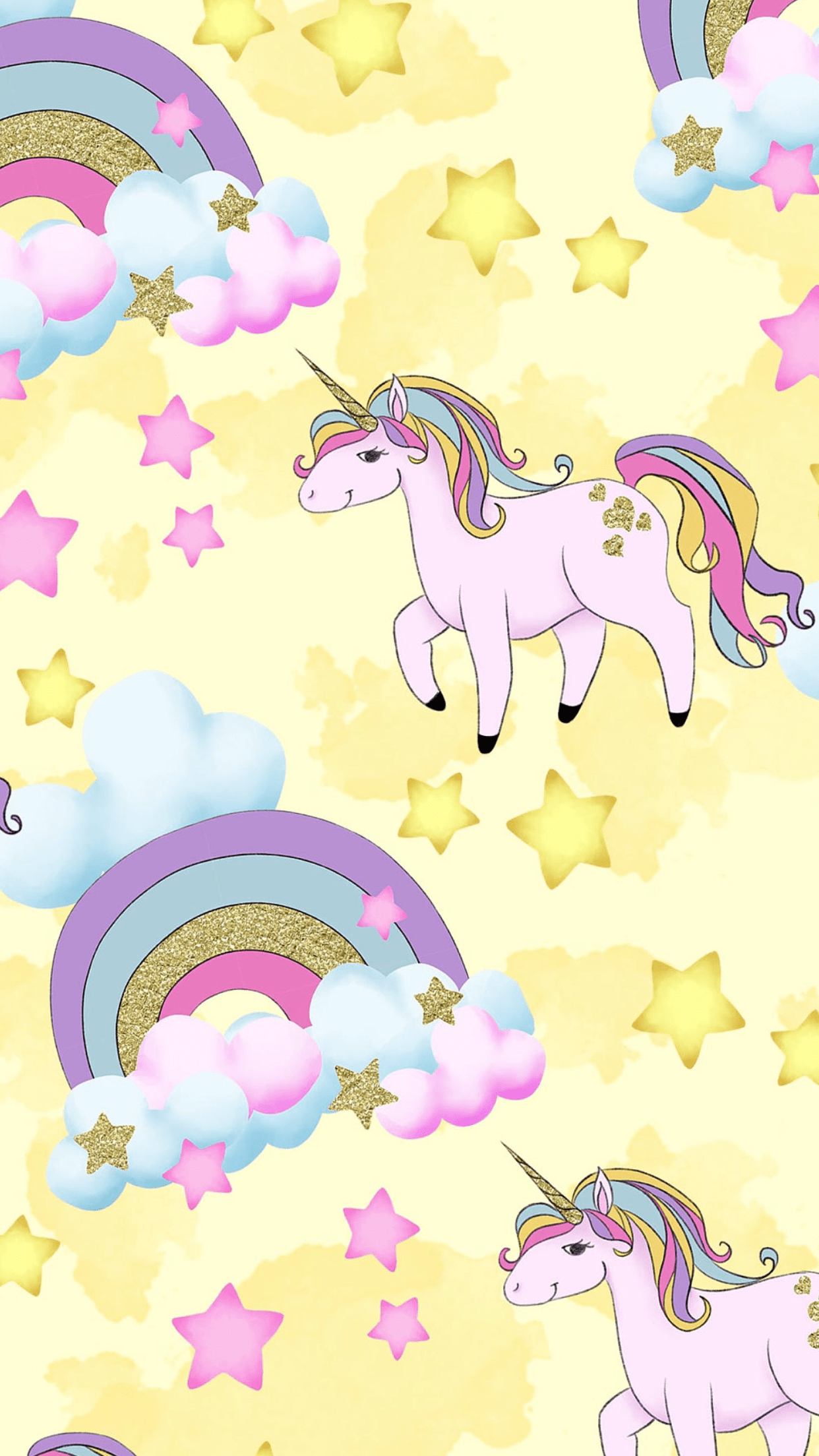 1242x2208 Unicorn Pattern. Unicorn wallpaper, Bear wallpaper, Cute wallpaper