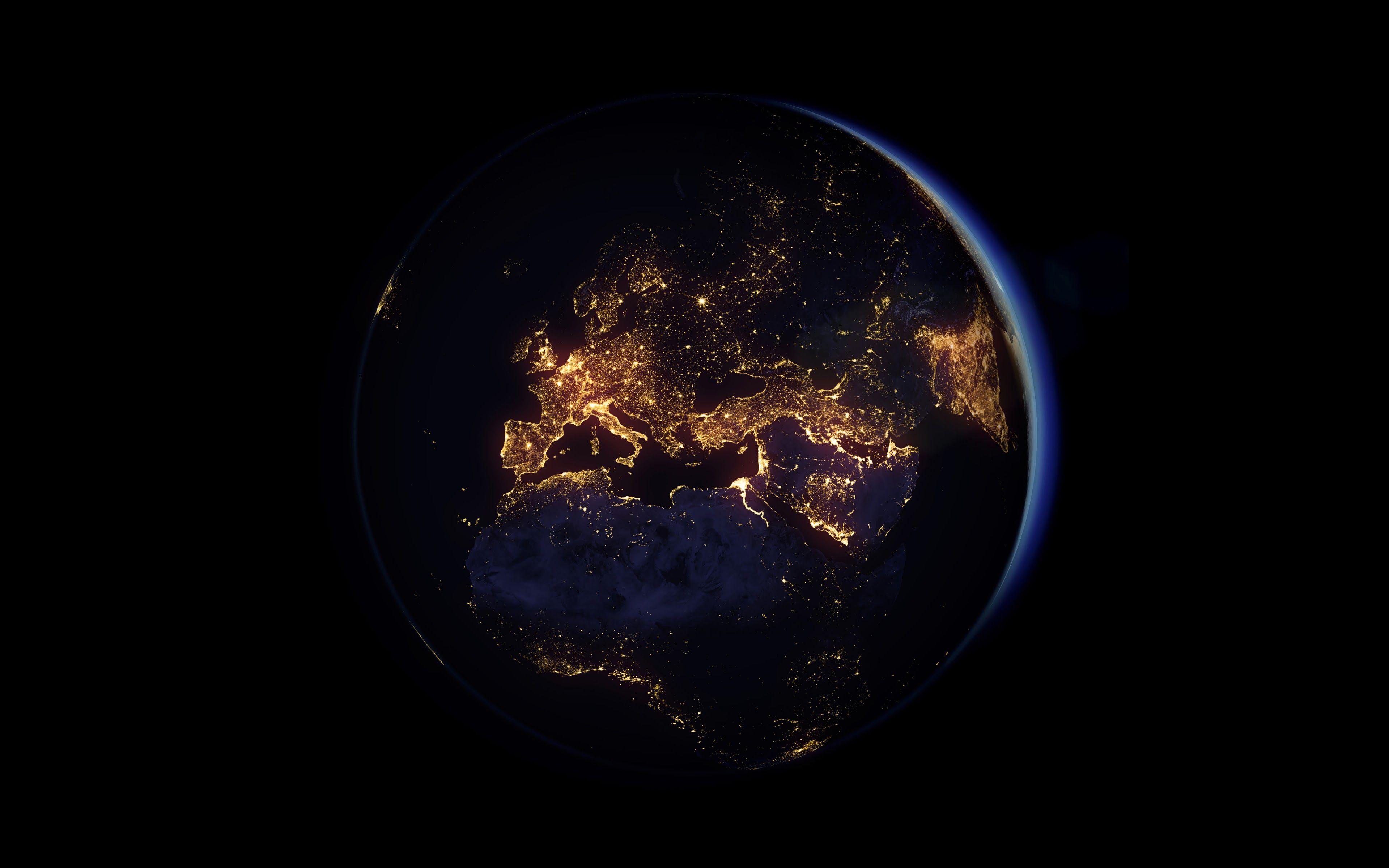 3840x2400 Planet Earth Space 8K Wallpaper