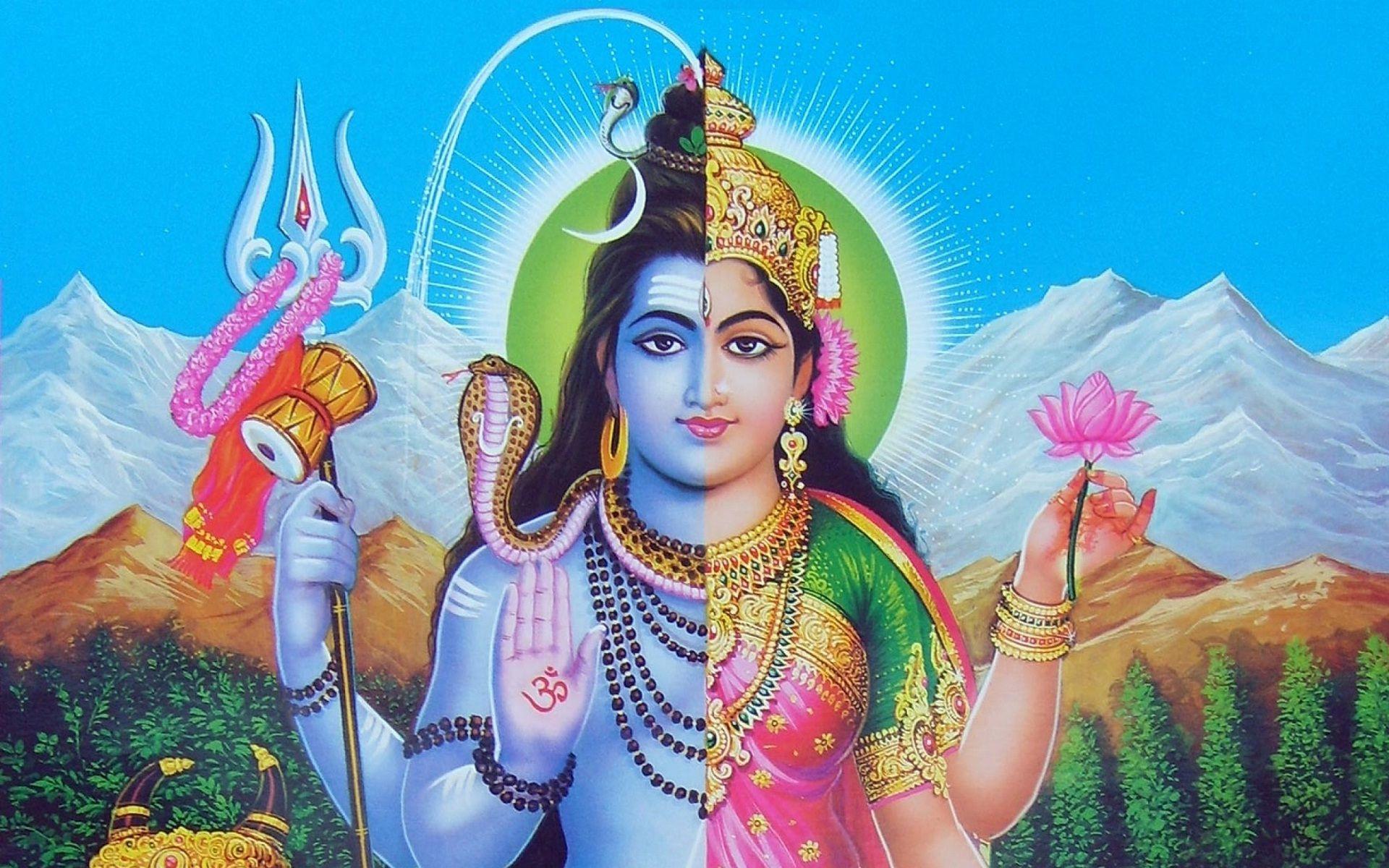 1920x1200 Lord Shiva Parvati Wallpaper