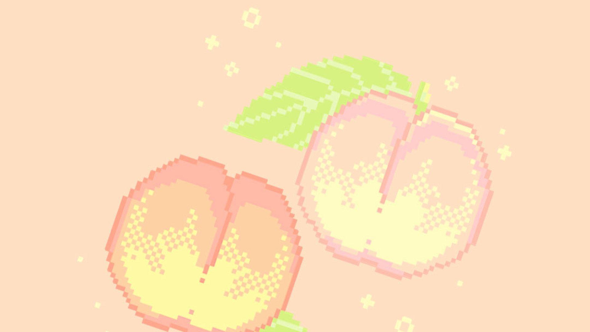 1920x1080 Peach aesthetic wallpaper pixel • Wallpaper For You HD Wallpaper For Desktop & Mobile