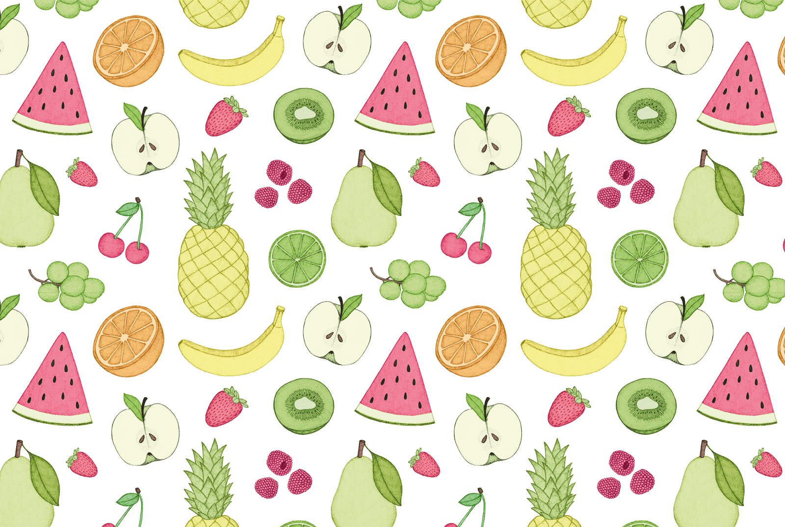 1600x1074 Cute Fruit Desktop Wallpaper .