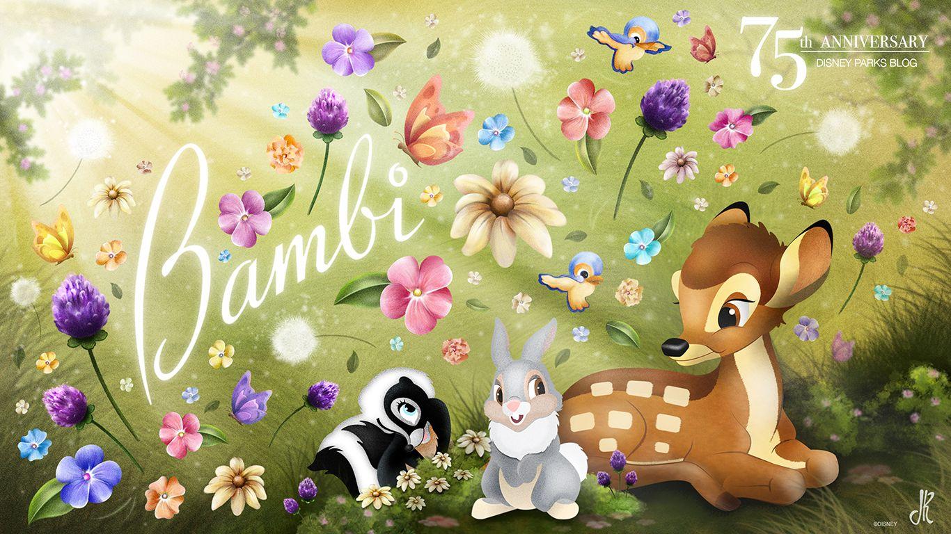 1366x768 Bambi Wallpaper