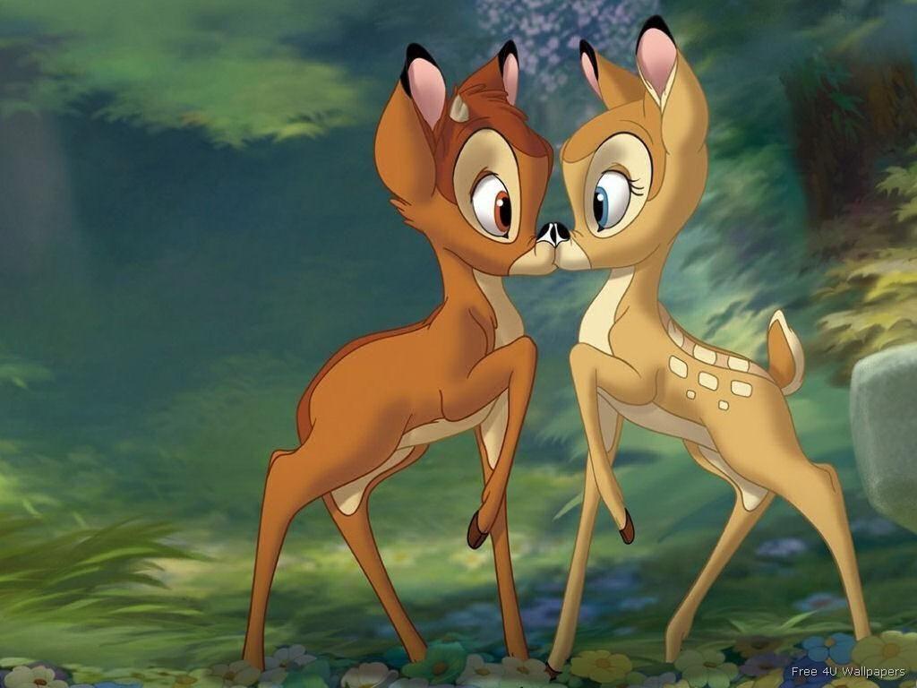 1024x768 Bambi Wallpaper: BAMBI AND FALINE. Bambi disney, Cartoon wallpaper, Bambi