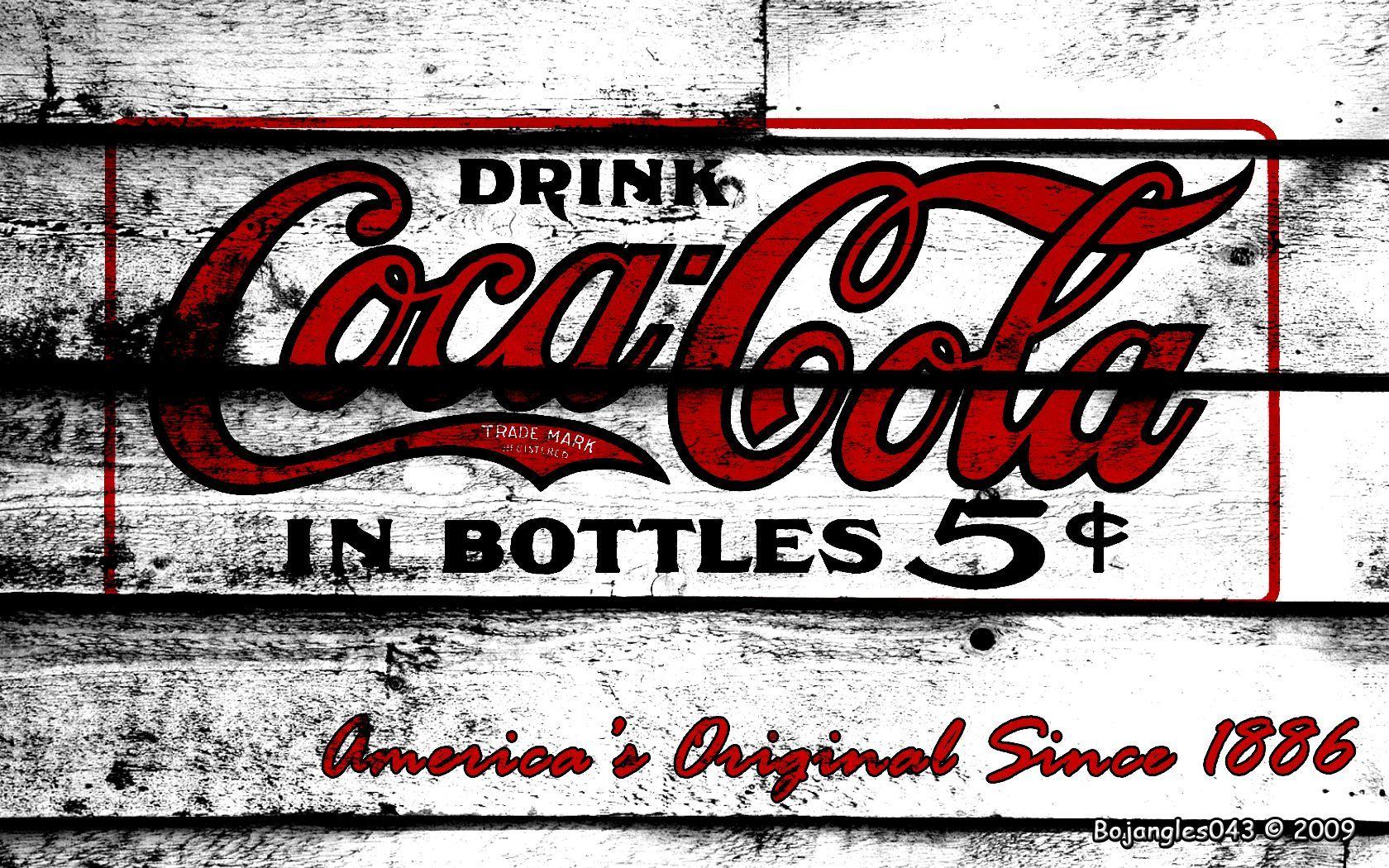 1680x1050 Vintage Wallpaper Coke