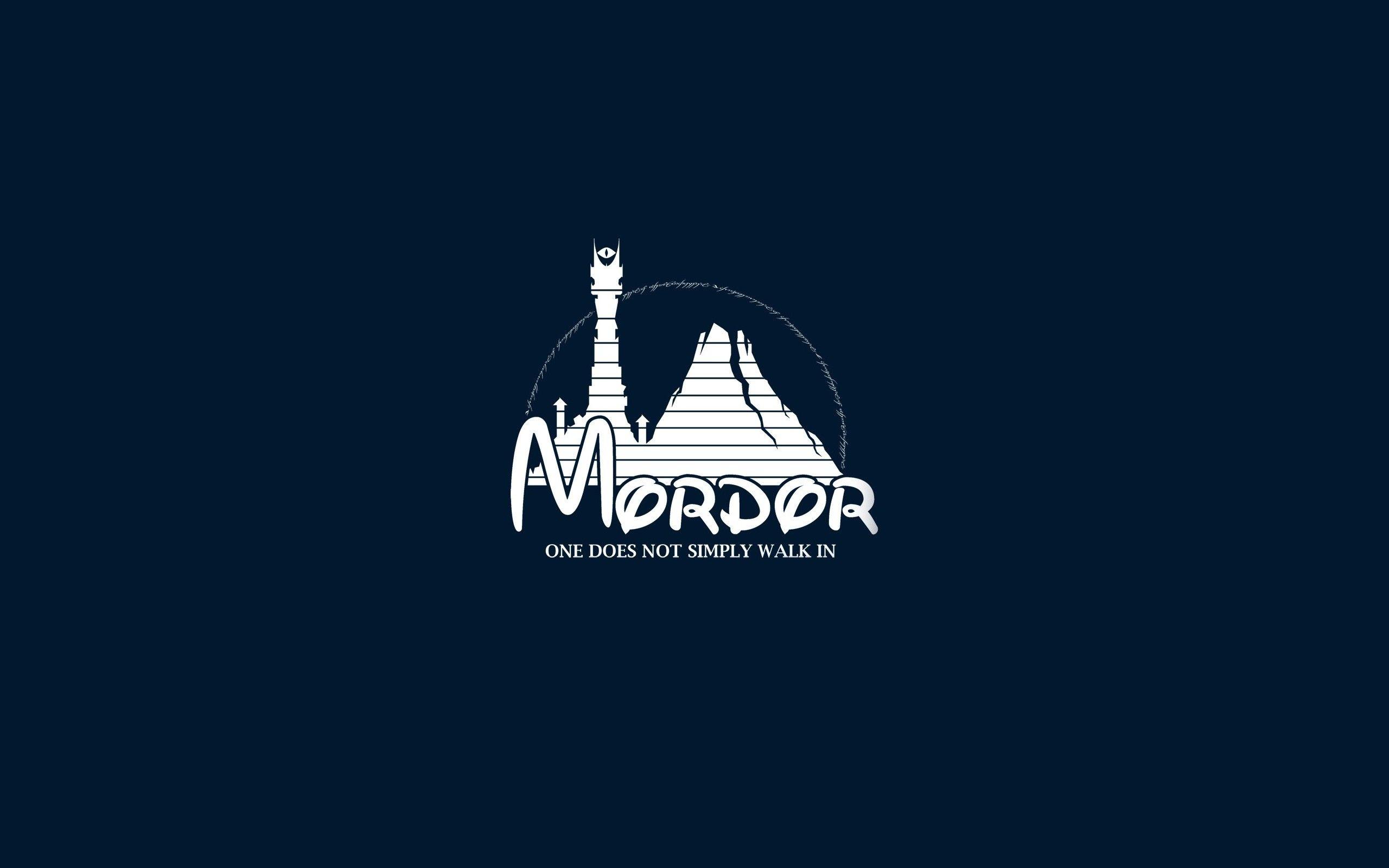 2560x1600 disney, Company, Minimalistic, Funny, The, Lord, Of, The, Rings, Mordor, Artwork Wallpaper HD / Desktop and Mobile Background