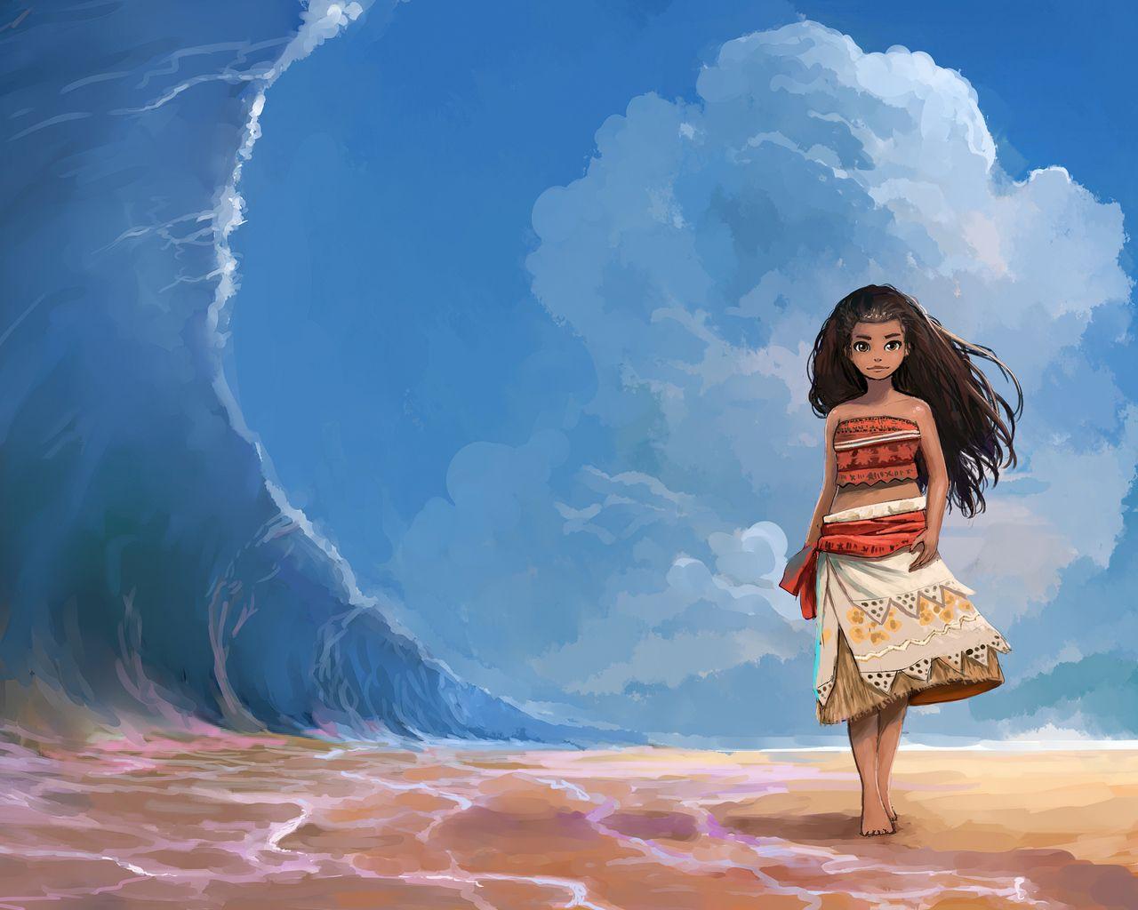 1280x1024 Moana Fan Art 4k 1280x1024 Resolution HD 4k Wallpaper, Image, Background, Photo and Picture