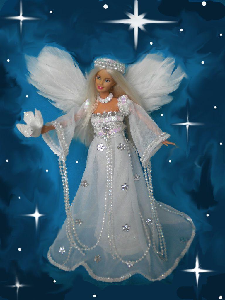 768x1024 beautiful barbie angels ../.24.6 qw. Christmas barbie, Barbie sewing patterns, Fashion dolls