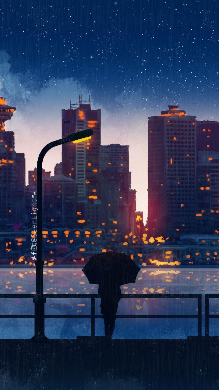 750x1334 City Wallpaper at Night Desktop Aesthetics .